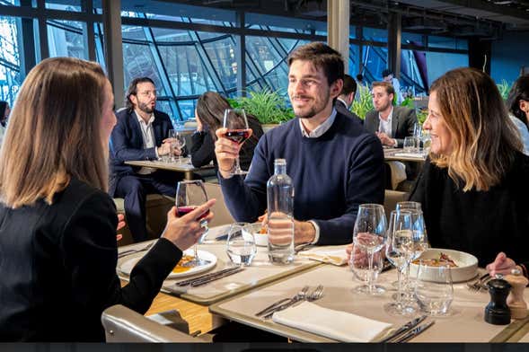 Lunch at Madame Brasserie, The Eiffel Tower's Restaurant