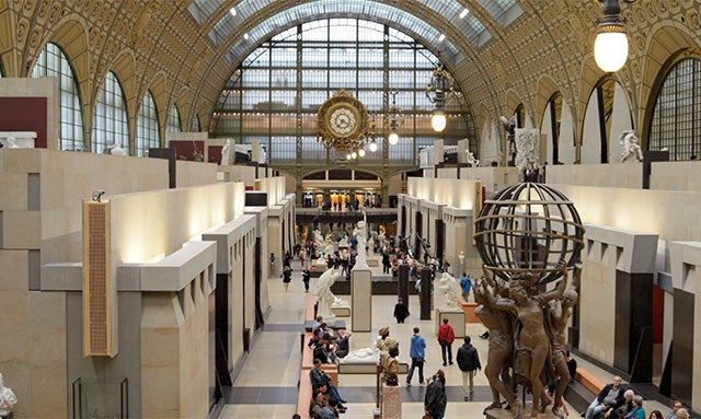 Musee d'Orsay in Paris France